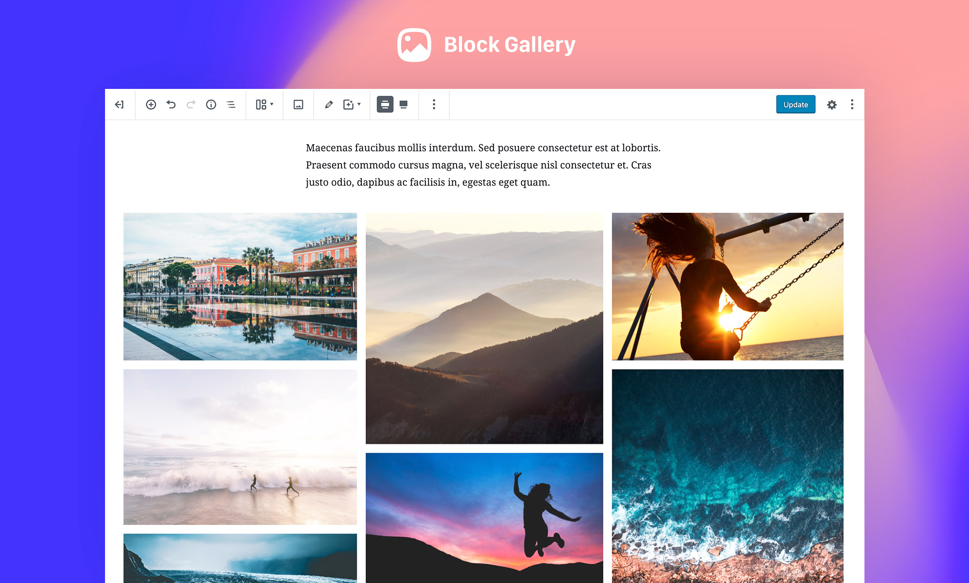 Block Gallery – Build beautiful photo galleries in WordPress Gutenberg Editor
