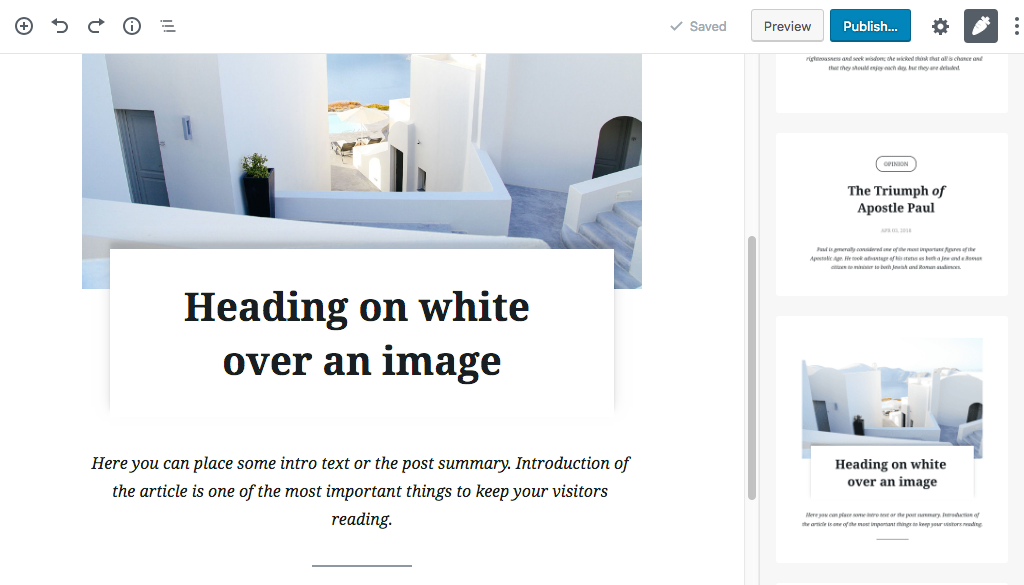 Gutenberg Blocks Design Library  – An easy way to build your page layout in minutes
