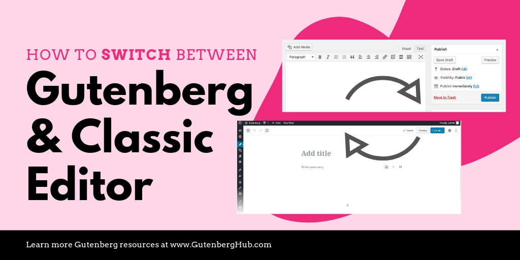How to switch between WordPress Classic Editor and Gutenberg