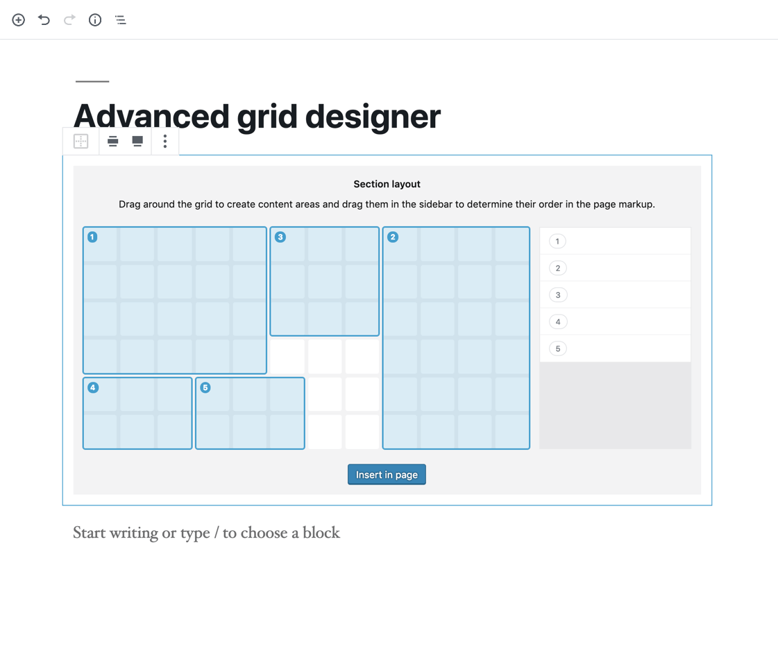 Grids – Layout builder for WordPress
