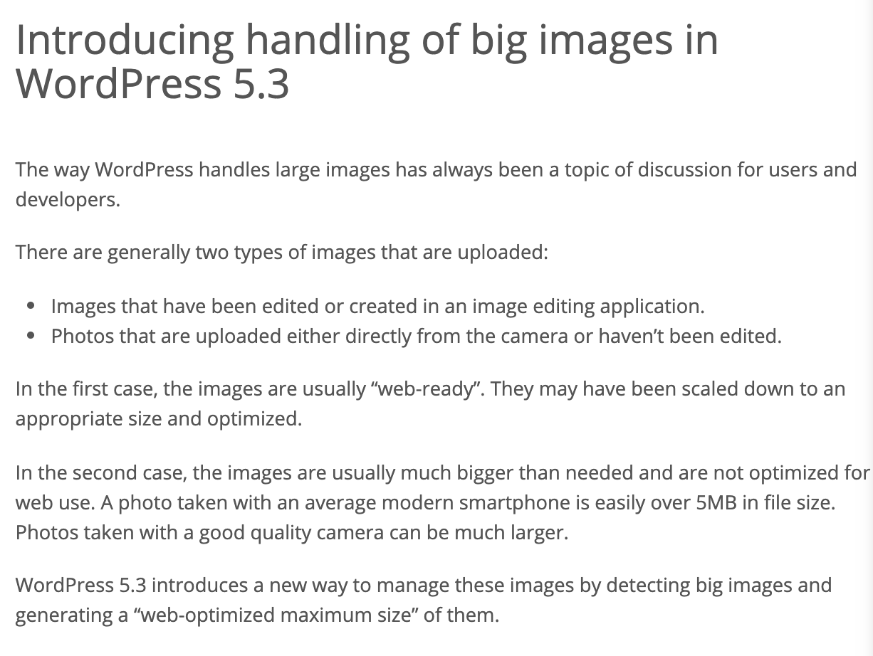 Built-in handling of big images in WordPress 5.3