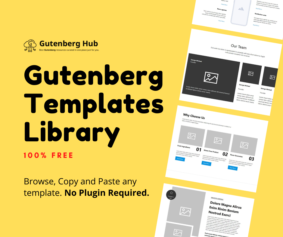 Introducing Gutenberg Templates Library