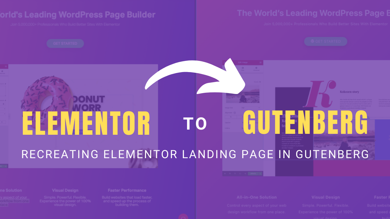 Gutenberg is Powerful, Watch How I Recreated Elementor Landing Page